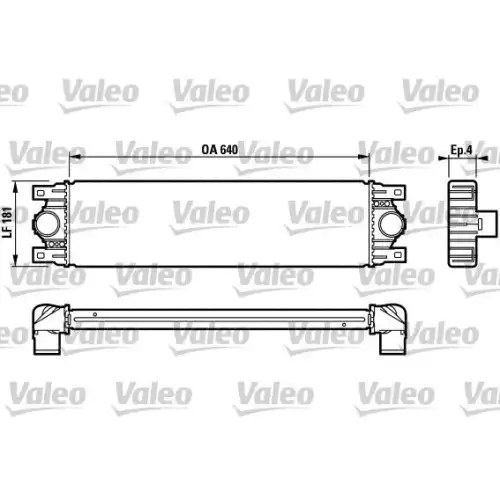 VALEO Turbo İntercooler Radyatörü 817115