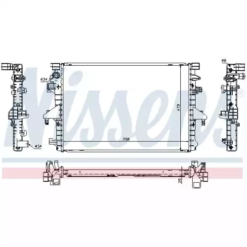 NISSENS Motor Su Radyatörü 65285