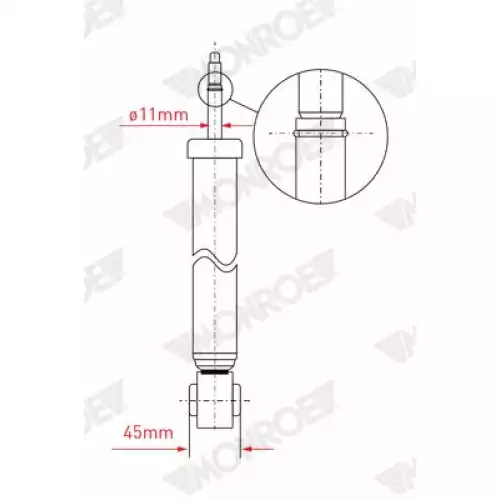 MONROE Arka Amortisör G1220