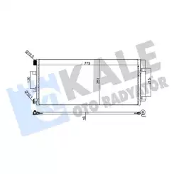 KALE Klima Radyatörü Kondanser 342560