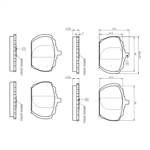 BOSCH Ön Fren Balatası Tk 0986TB2061