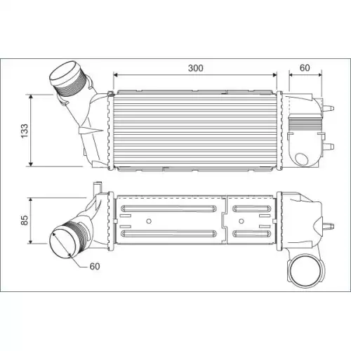 VALEO Turbo İntercooler Radyatörü 818769