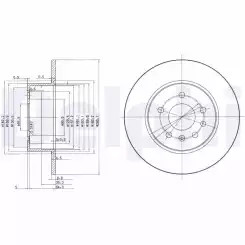 DELPHI Arka Fren Diski 286Mm BG3274