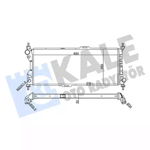 KALE Motor Su Radyatörü Klimalı Mekanik 372600