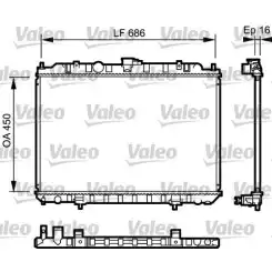 VALEO Motor Su Radyatörü 735063