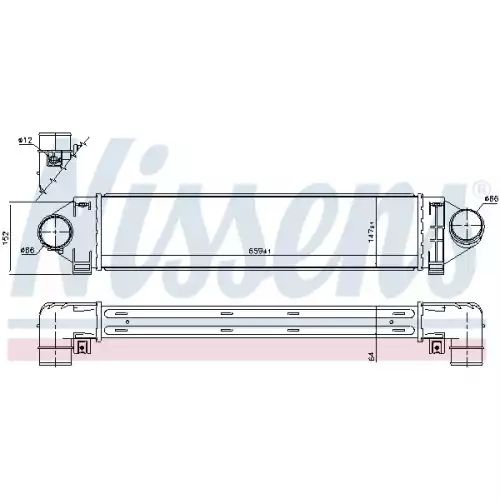 NISSENS Turbo İntercooler Radyatörü 96561