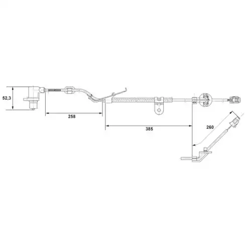 BOSCH Abs Hız Sensörü Ön Sol 0265006674