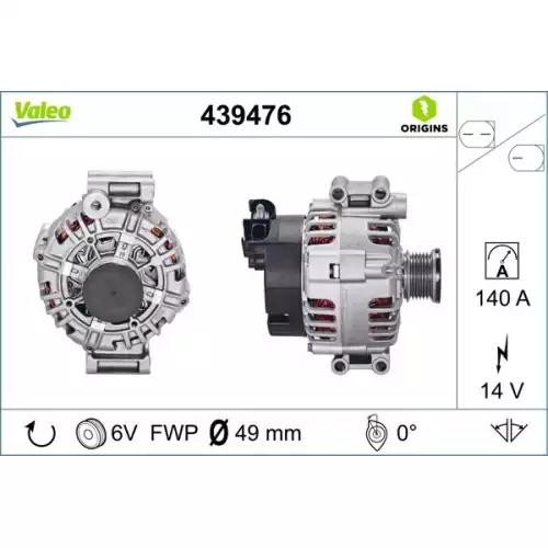 VALEO Alternatör 150 Amper 439476