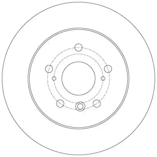 TRW Arka Fren Diski Düz 281.5.mm DF6176