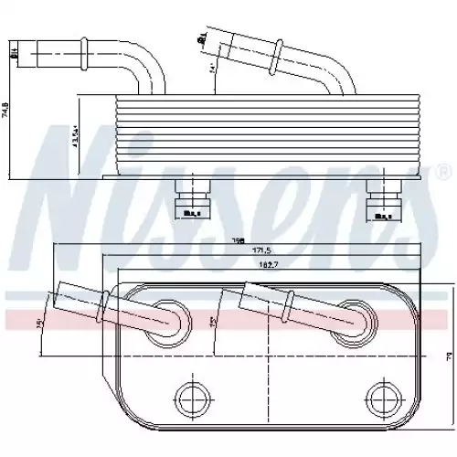 NISSENS Motor Yağ Radyatörü 90658