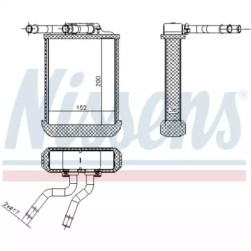 NISSENS Kalorifer Radyatörü 72045