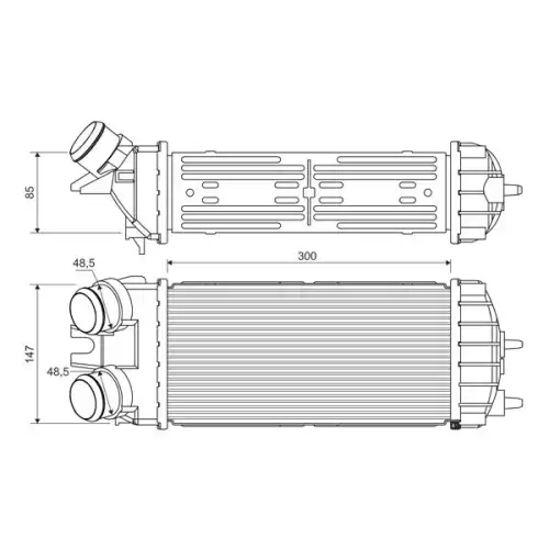 VALEO Turbo İntercooler Radyatörü 817706