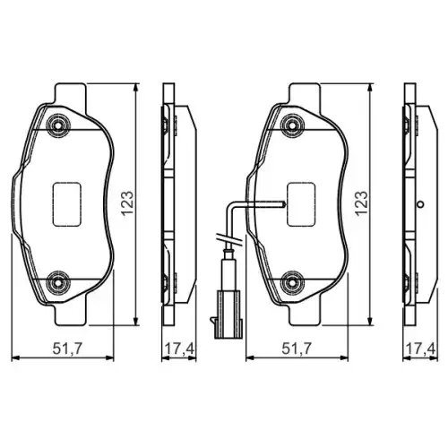 BOSCH Ön Fren Balatası Tk 0986495097