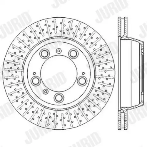 JURID Arka Fren Diski Takım 562585JC