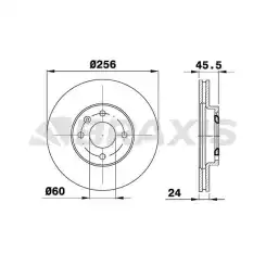 BRAXIS Ön Fren Diski AE0444