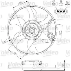 VALEO Radyatör Fan Motoru 696284