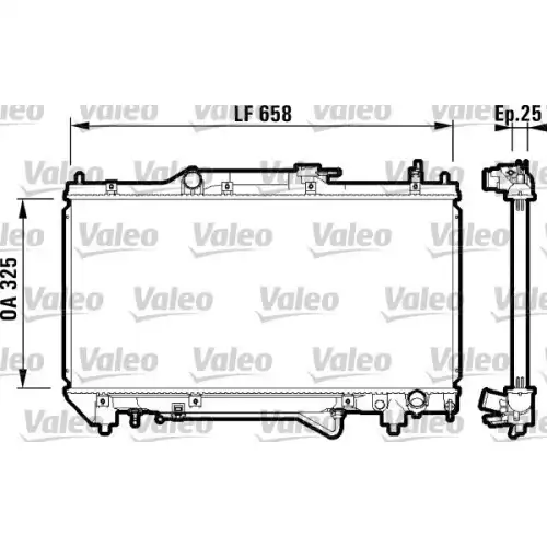 VALEO Motor Su Radyatörü 732754