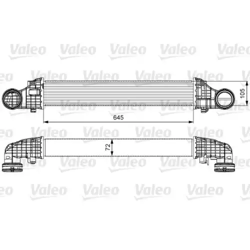 VALEO Turbo İntercool Radyatörü 818606