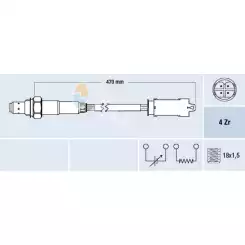 FAE Lambda Oksijen Sensörü FAE 77326