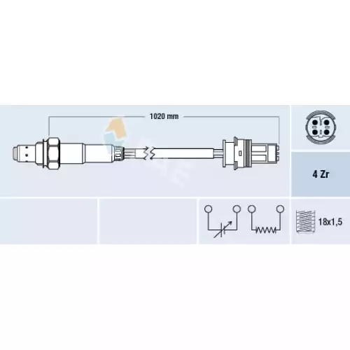 FAE Lambda Oksijen Sensörü Ön FAE 77277