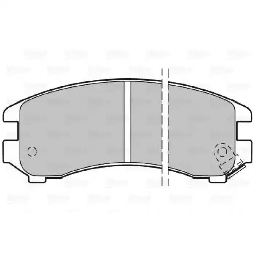 VALEO Ön Fren Balatası Tk 598296