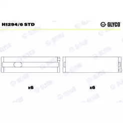 GLYCO Motor Ana Yatak H1294/6 STD