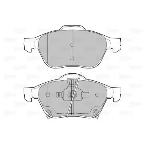 VALEO Ön Fren Balatası Tk 598653