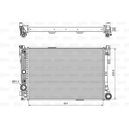 VALEO Motor Su Radyatörü 735291