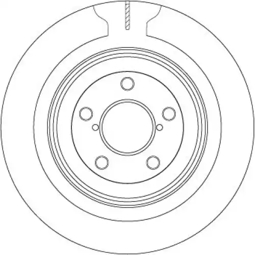 TRW Arka Fren Diski Havalı DF7328
