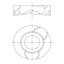 MAHLE Motor Piston Segman 0.50-040 Kısa 73.70mm 0400322