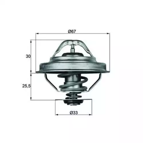 MAHLE Termostat TX2888D