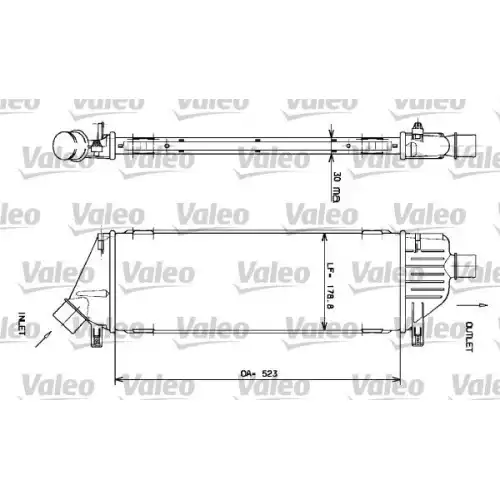 VALEO Turbo Radyatörü İntercooler 817640