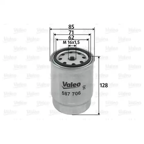 VALEO Yakıt Filtre Mazot 587706