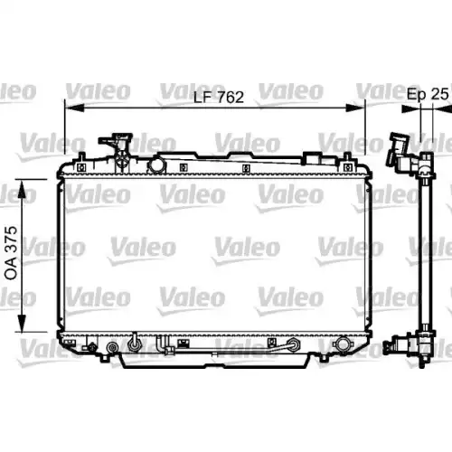 VALEO Motor Su Radyatörü 734493