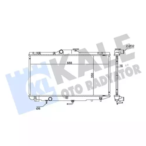 KALE Motor Su Radyatörü 341925