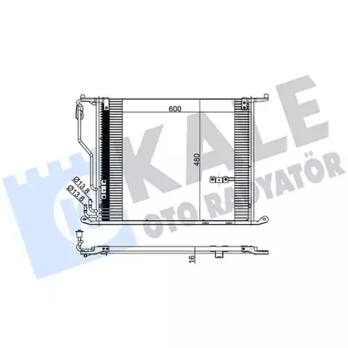 KALE Klima Radyatörü Kondanser 381400