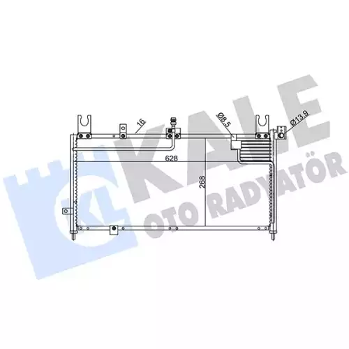 KALE Klima Radyatörü Kondanser 387500
