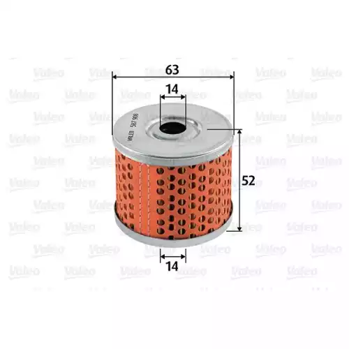 VALEO Yakıt Filtre Mazot 587908