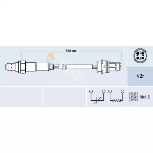 FAE Lambda Oksijen Sensörü FAE 77269