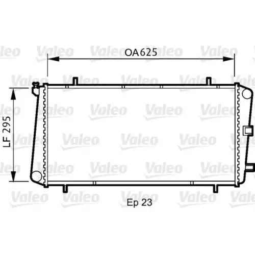 VALEO Motor Su Radyatörü 731811