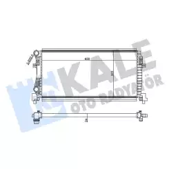 KALE Motor Su Radyatörü 26Mm 355555