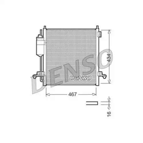 DENSO Klima Radyatörü Kondenser DCN45001