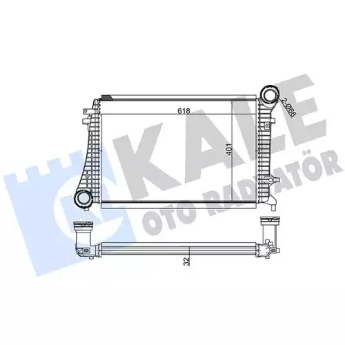 KALE Turbo Radyatörü İntercoller 342500