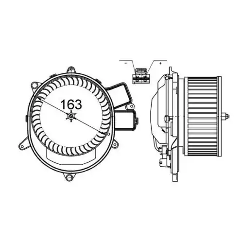 MAHLE Kalorifer Motoru AB231000S