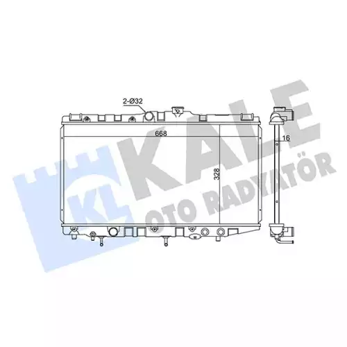 KALE Motor Su Radyatörü 342160