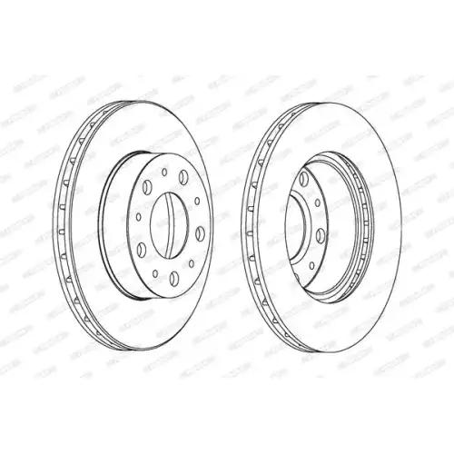 FERODO Ön Fren Diski Havalı 300Mm DDF1171