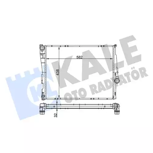 KALE Motor Su Radyatörü 354400