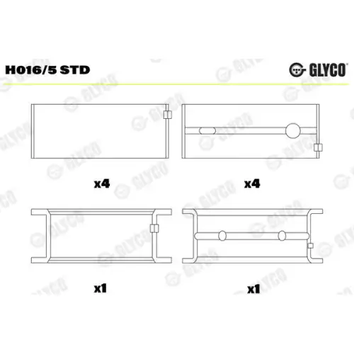 GLYCO ANA YATAK STD H016/5 STD