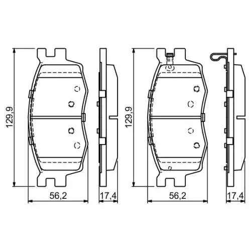 BOSCH Ön Fren Balatası Tk 0986TB2935-0986494139