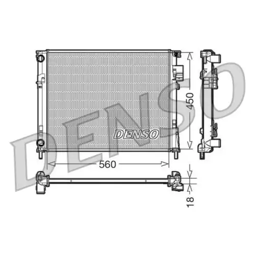 DENSO Radyatör Su Klimalı Mekanik DRM23095